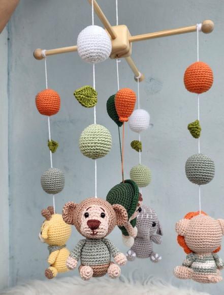 Mobile Tema Safári Amigurumi