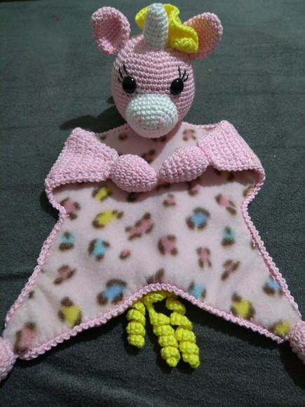 Naninha ou Manta do Apego em Crochê