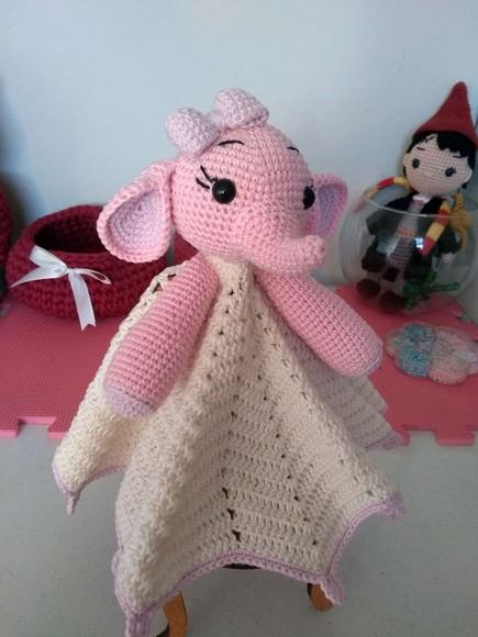 Naninha ou Manta do Apego em Crochê