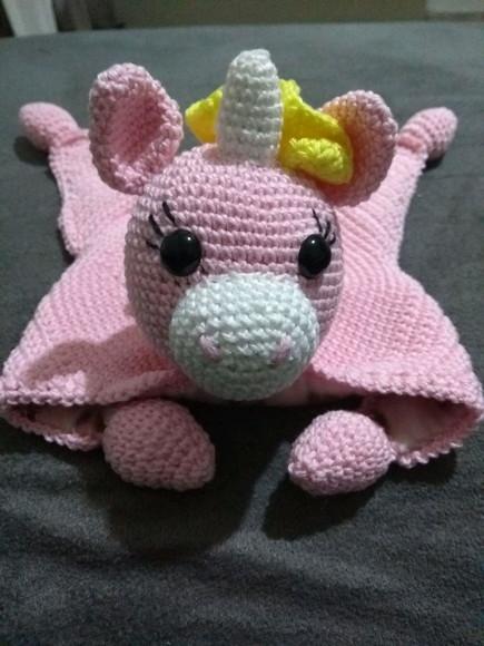 Naninha ou Manta do Apego em Crochê