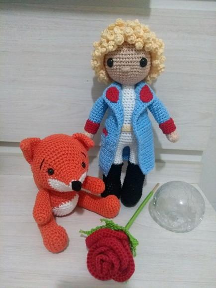 Pequeno Principe a Raposa e a Rosa