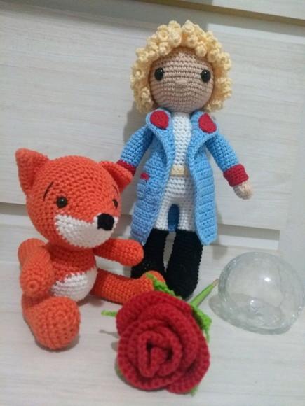 Pequeno Principe a Raposa e a Rosa