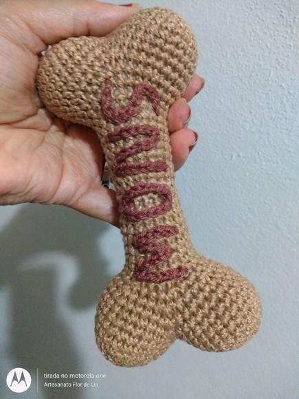 Osso em crochê - Amigurumi