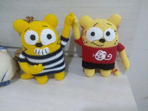 Personagens Ollie e Moon