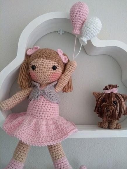 Porta Maternidade Boneca e Cachorrinho