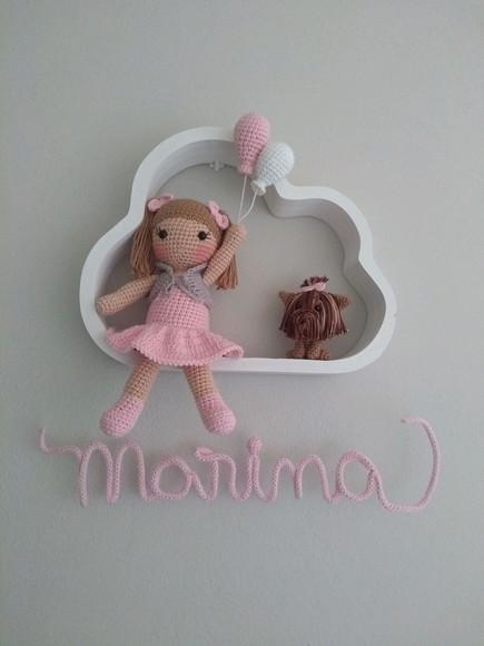 Porta Maternidade Boneca e Cachorrinho