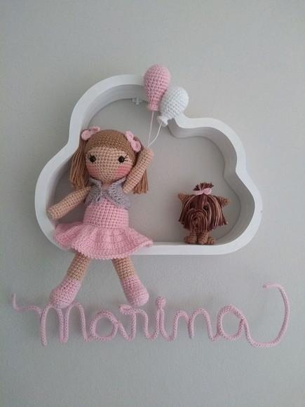 Porta Maternidade Boneca e Cachorrinho