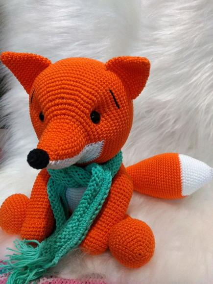 Raposa Grande em Amigurumi