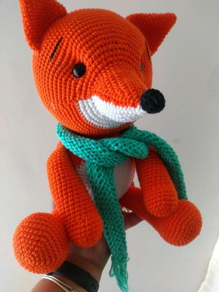 Raposa Grande em Amigurumi