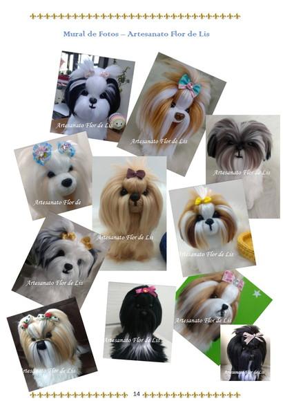 Receita Amigurumi Cachorrinho Shitzu