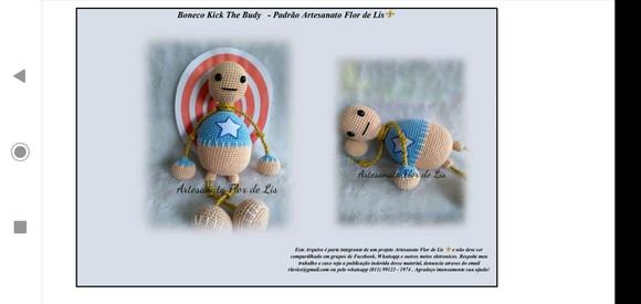 Receita Amigurumi Kick The Buddy