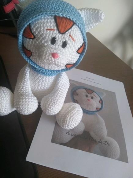 Receita Amigurumi Gatinho com Capuz