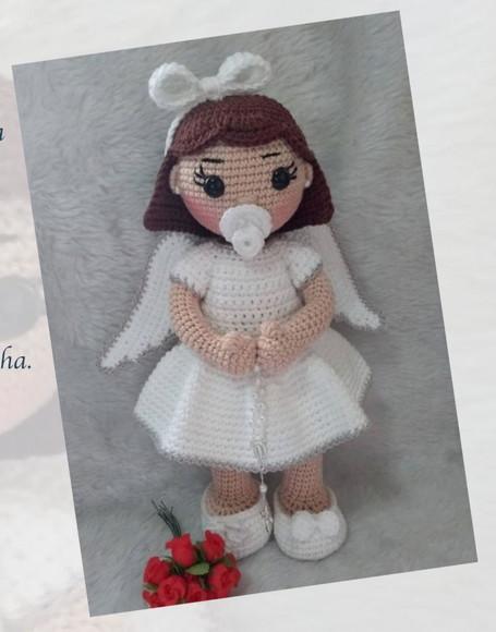 Receita da Boneca Angelis - Amigurumi
