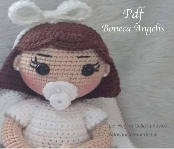 Receita da Boneca Angelis - Amigurumi