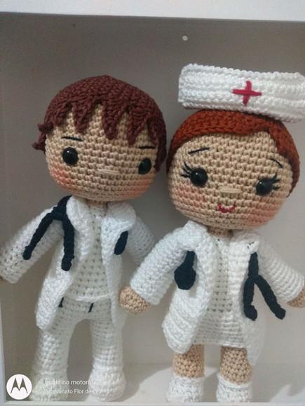 Receita Enfermeiros - Amigurumis