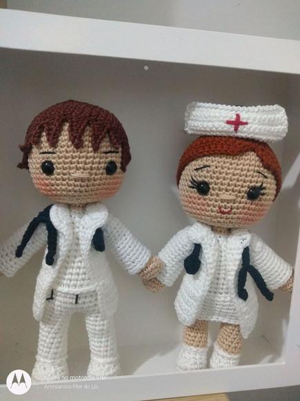 Receita Enfermeiros - Amigurumis