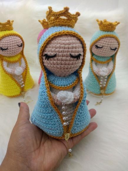 Santinha em Crochê