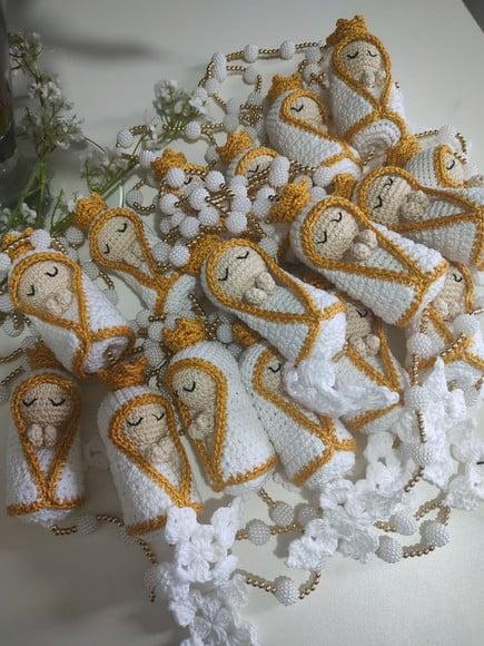 Terço de Crochê - Lembrancinha