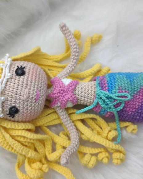 Sereia em Amigurumi