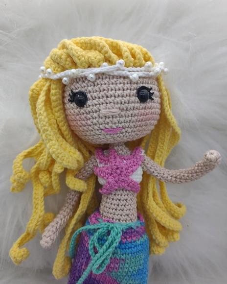 Sereia em Amigurumi