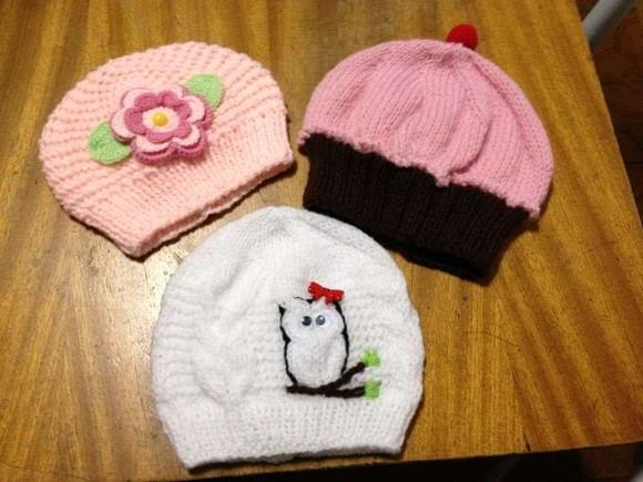 Toucas para Bebes em trico e Croche