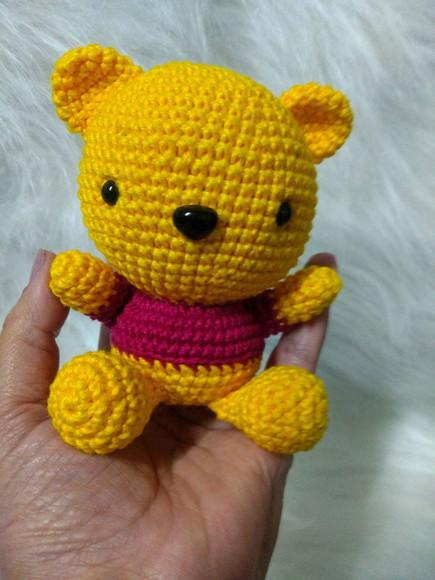 Ursinho Pooh em Amigurumi