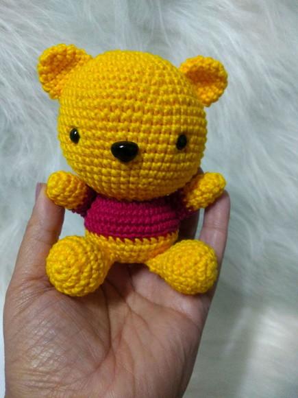 Ursinho Pooh em Amigurumi