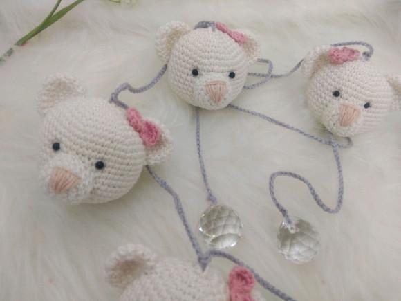 Varal de Berço com Amigurumis