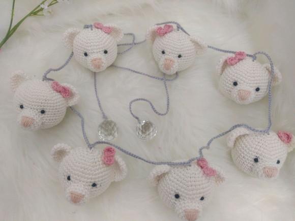 Varal de Berço com Amigurumis