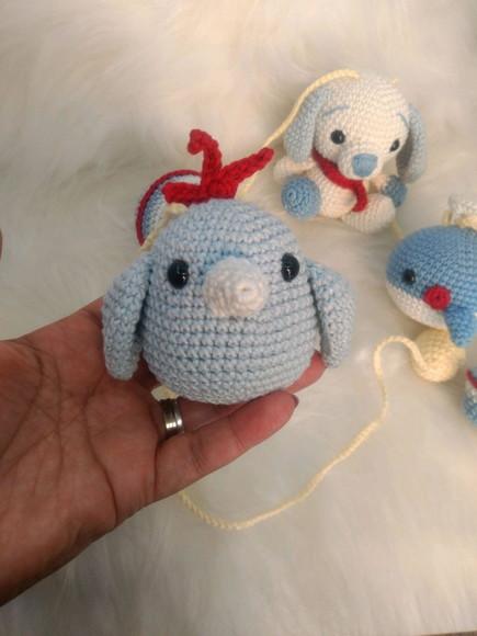 Varal de Berço com Amigurumis