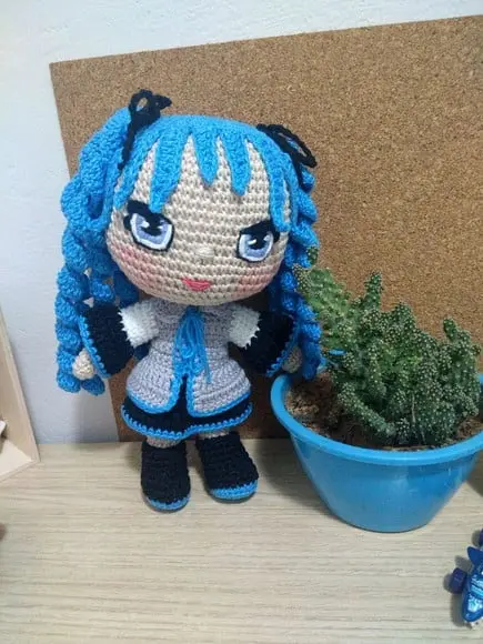 Amigurumi Boneca Maku
