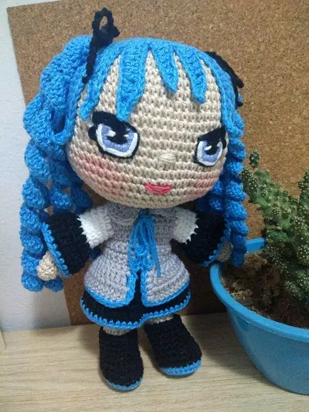 Amigurumi Boneca Maku