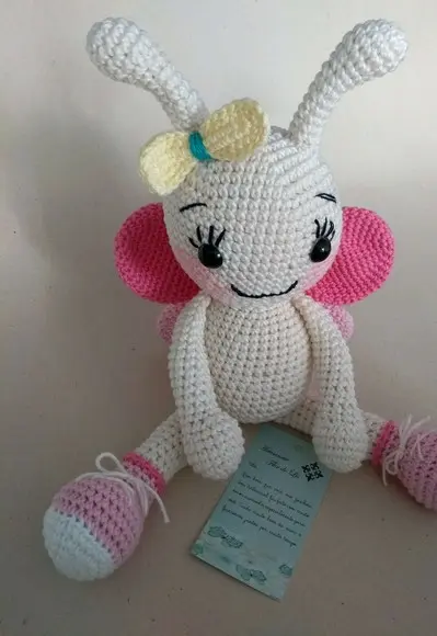 Amigurumi Borboleta Cristal