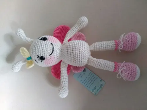 Amigurumi Borboleta Cristal