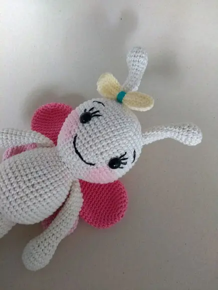 Amigurumi Borboleta Cristal
