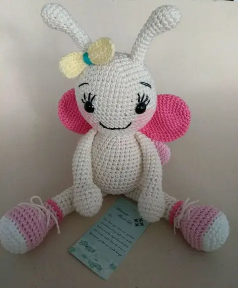 Amigurumi Borboleta Cristal