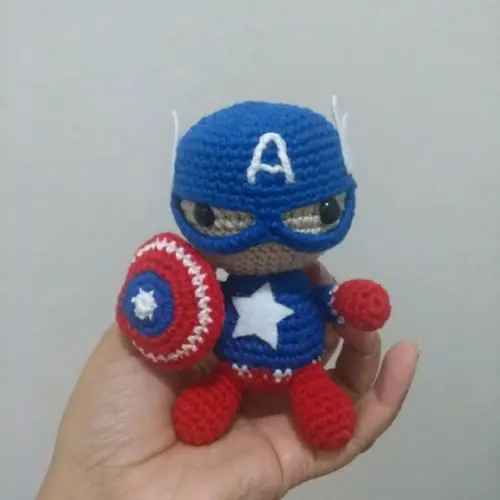 Amigurumi Capitão America