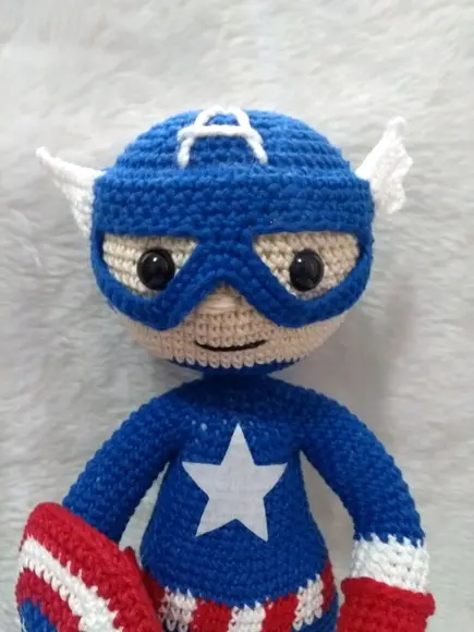 Amigurumi Capitão América