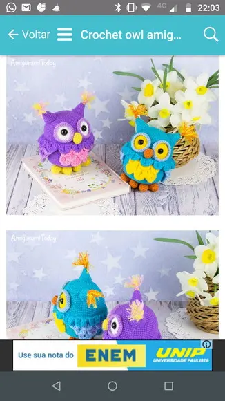 Amigurumi corujinha