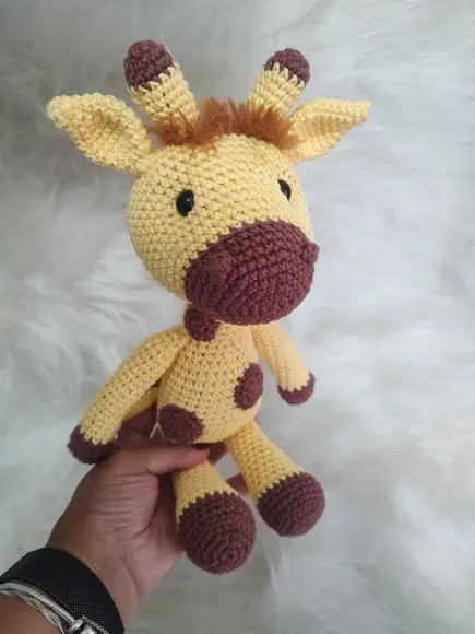 Amigurumi Girafa de Crochê