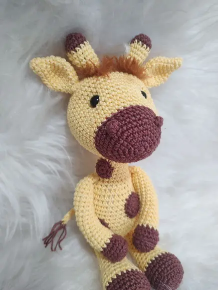 Amigurumi Girafa de Crochê