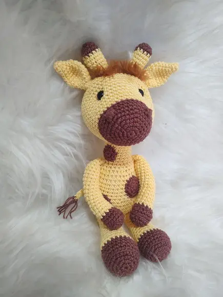 Amigurumi Girafa de Crochê