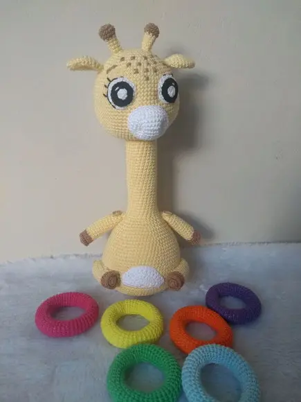 Amigurumi Girafa Monta e Desmonta