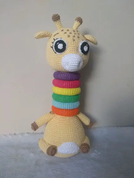 Amigurumi Girafa Monta e Desmonta