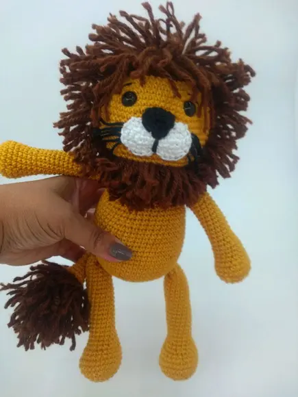 Amigurumi Leão em Crochê