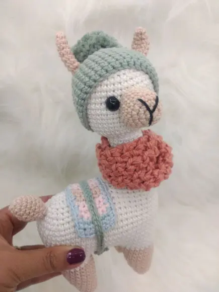 Amigurumi Lhama em Crochê