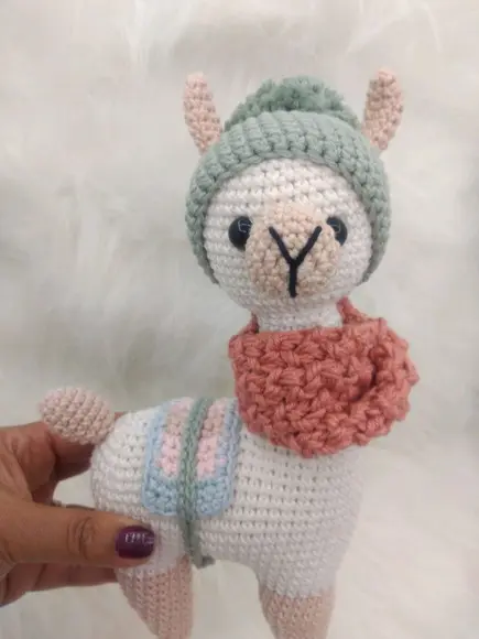 Amigurumi Lhama em Crochê