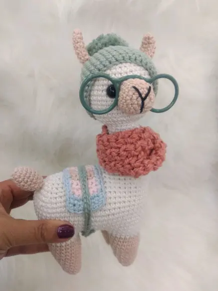Amigurumi Lhama em Crochê