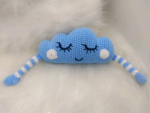 Amigurumi Nuvem de Crochê