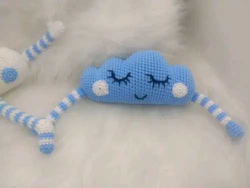 Amigurumi Nuvem de Crochê